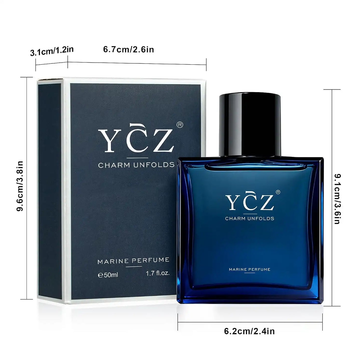 Midnight Marine Eau de Parfum – Premium Marine Woody Fusion For All-Day Freshness And Magnetic