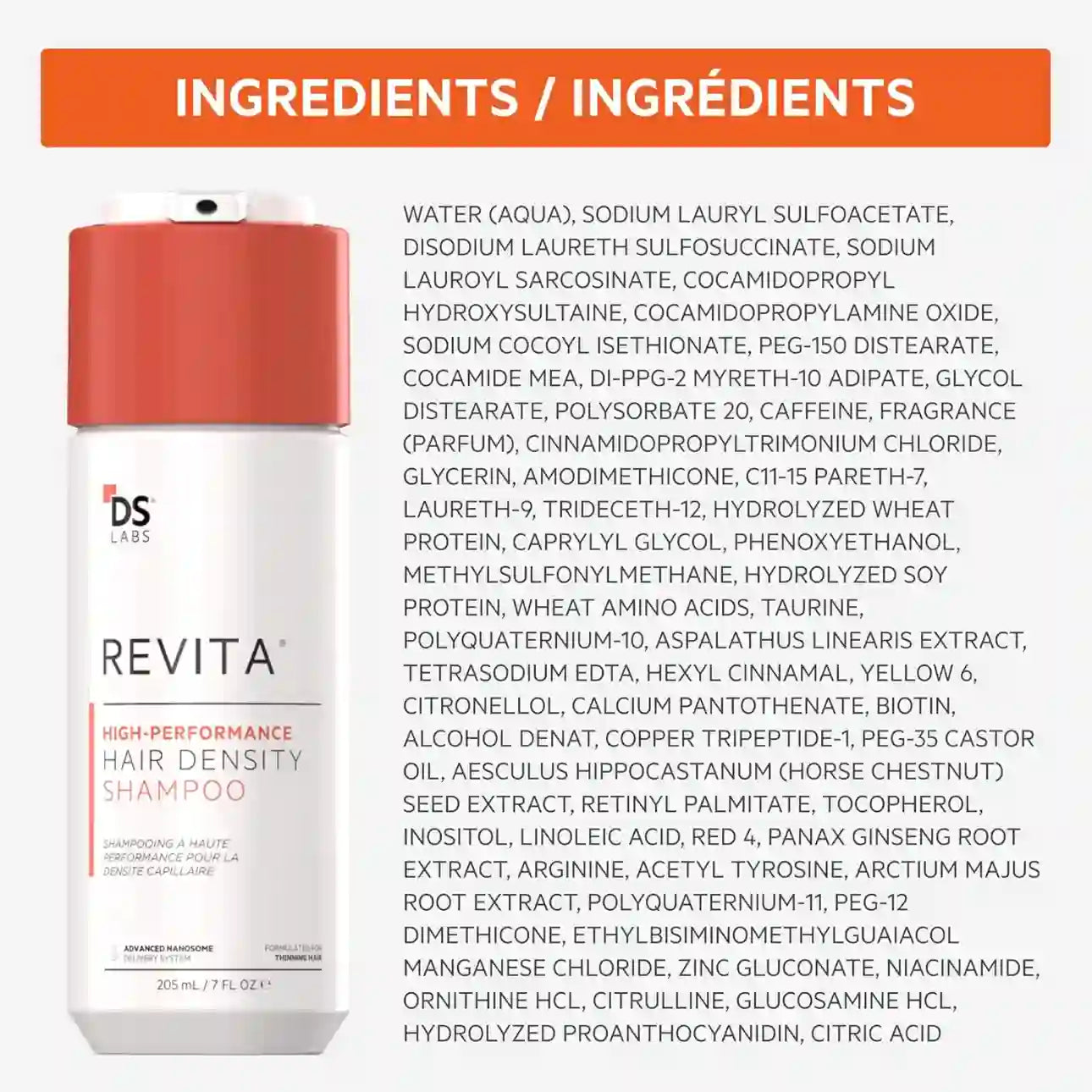 Hair Density Shampoo – 21+ Bio-Active Nutrient Delivery For Thicker, Fuller-Looking Hair