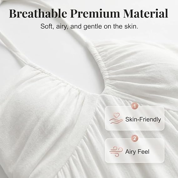 Summer Sun Dresses for Women – Backless Halter Tie Design For Perfect Beach Vacation