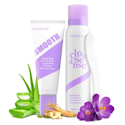 Smooth Hair Removal Cream – 4-Acid Painless Melting Tech For 7-Day Silky Skin