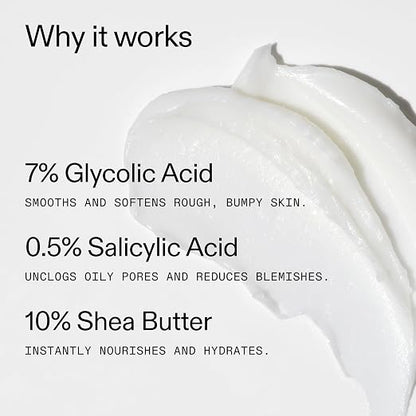 Glycolic Acid Exfoliating Body Stick – Easy-Glide AHA Formula For Smooth, Bump-Free Skin