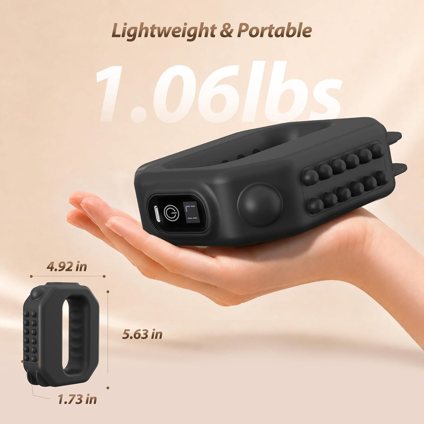 Fascia Ring Massager – Hands-Free Deep Percussion For Instantly Relieving Back & Waist Pain